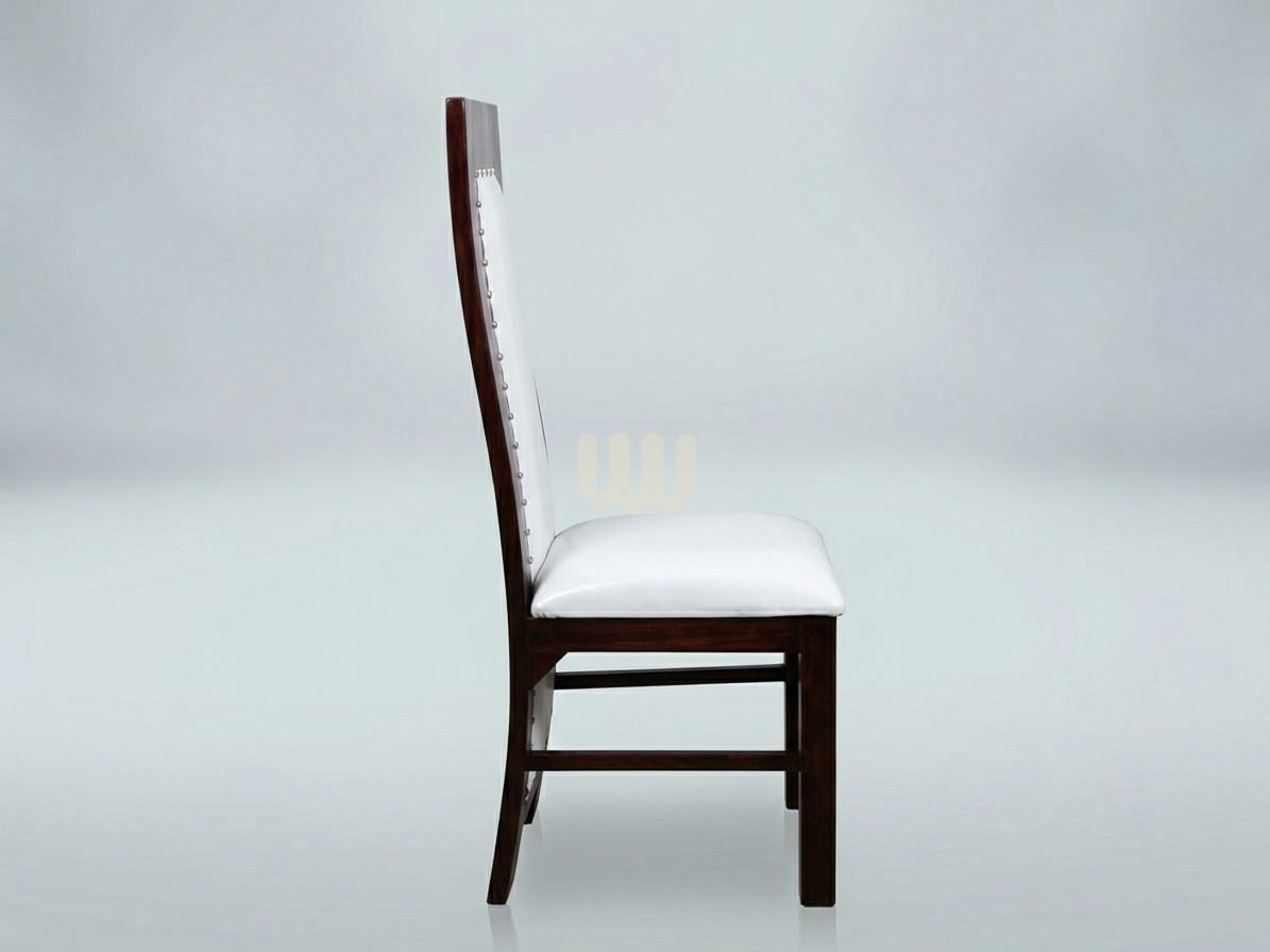 Claire & Clara Marble Top Dining Set – 6 Seater | Walnut Finish