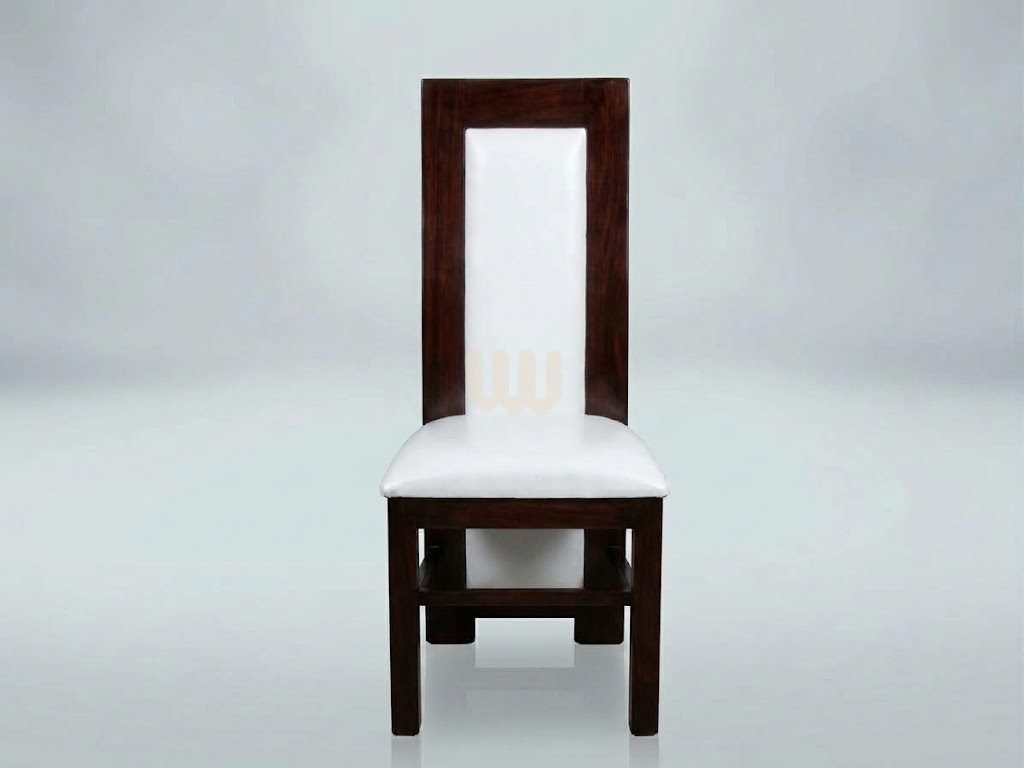 Claire & Clara Marble Top Dining Set – 6 Seater | Walnut Finish