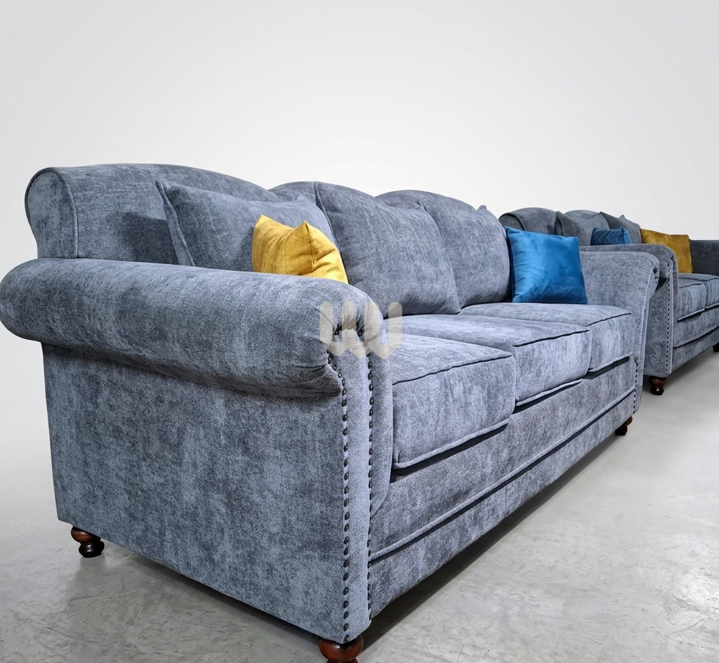 Classic Comfort Sofa – 5 Seater | Premium Fabric Upholstery