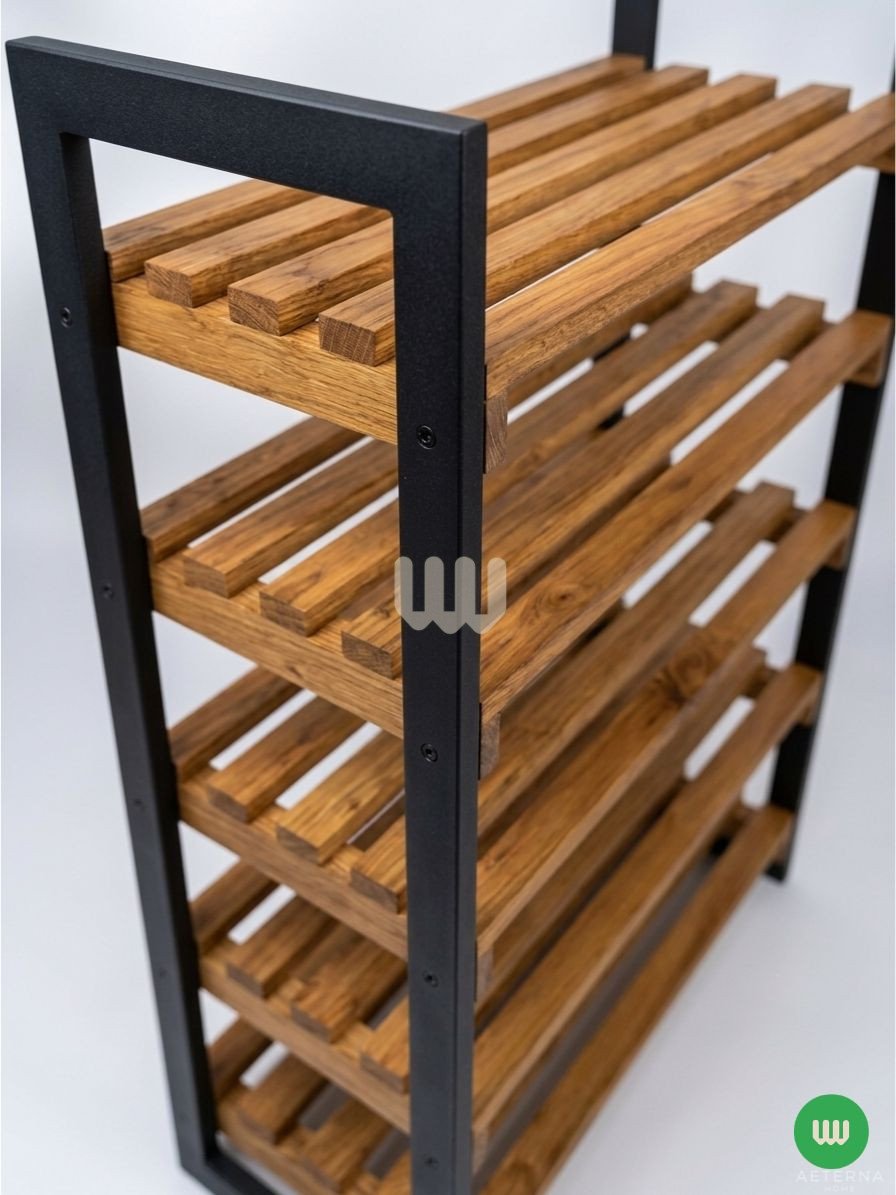 Jewel Wooden Shoe Rack – 24 Pairs | 6-Tier Storage Rack