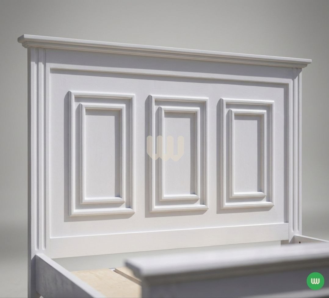 Mwangaza White Bed – 6 by 5 | Brilliant White Finish