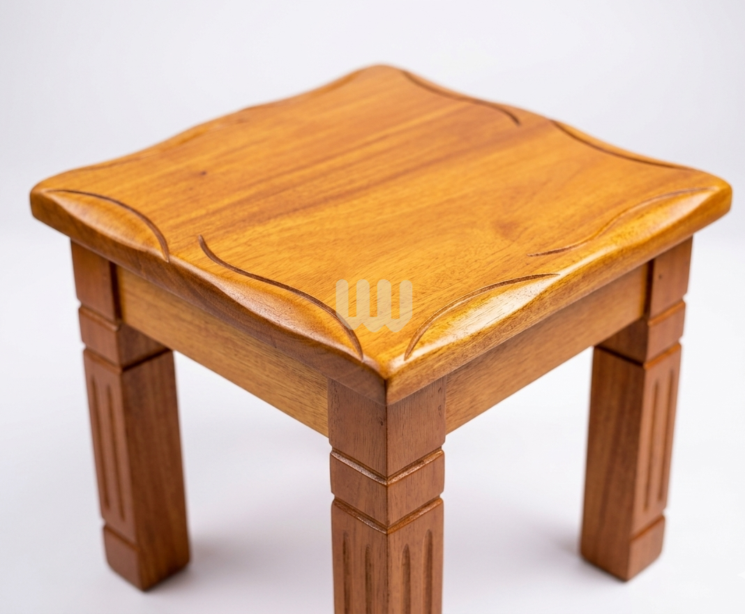 Bestie Mahogany Coffee Table Set – Solid Top | Natural Mahogany Finish