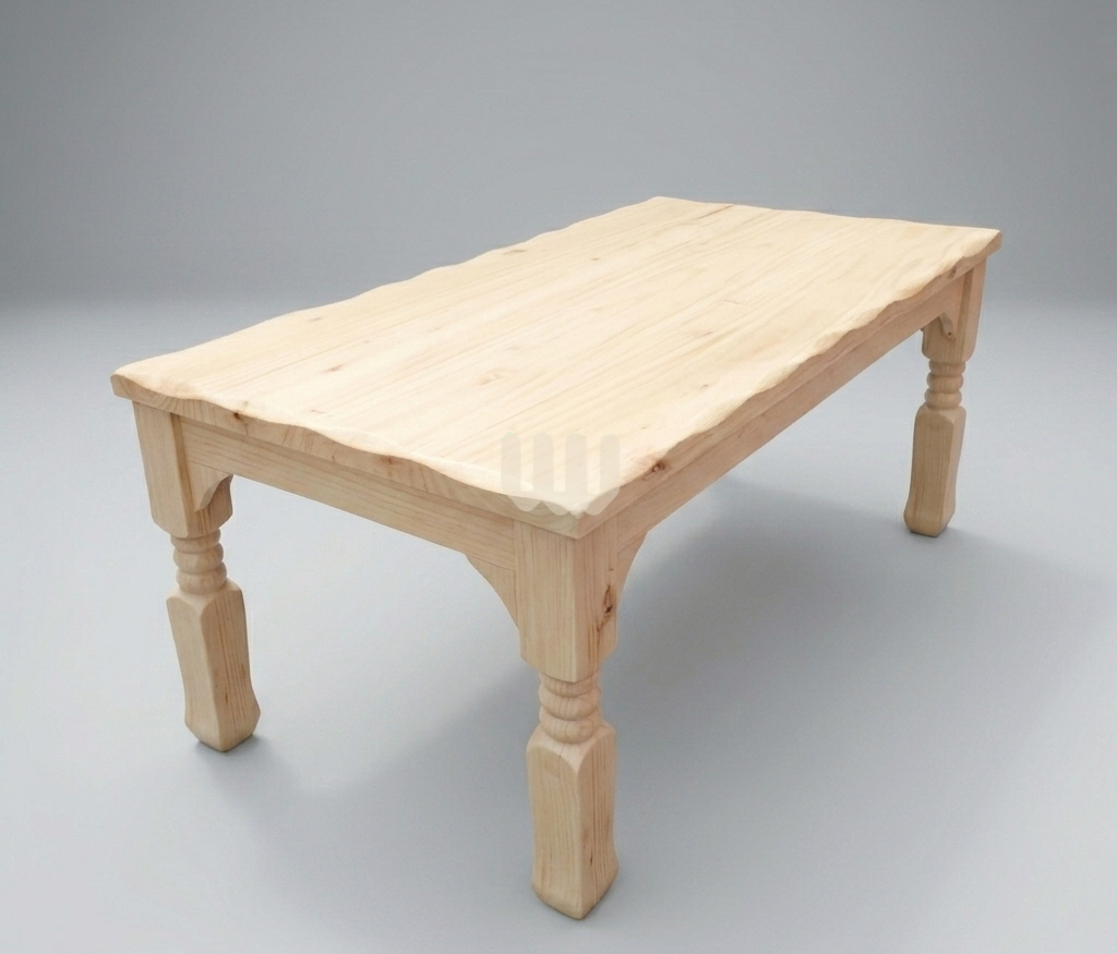 Mtwaper Java Solid Dining Set – 6 Seater | Natural White Oak Finish