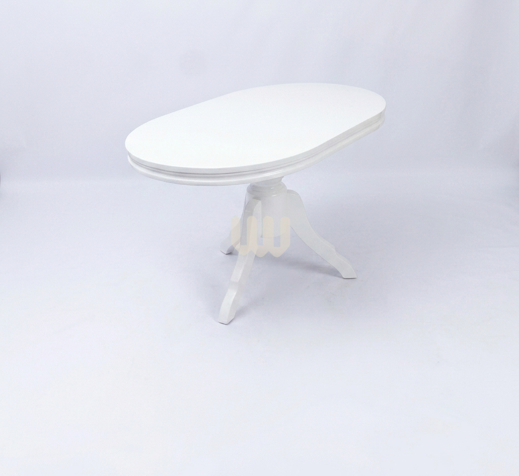 Kimwoods Chester Dining Set – 4 Seater | White Painted Oval Table & Light Grey Chester Chairs