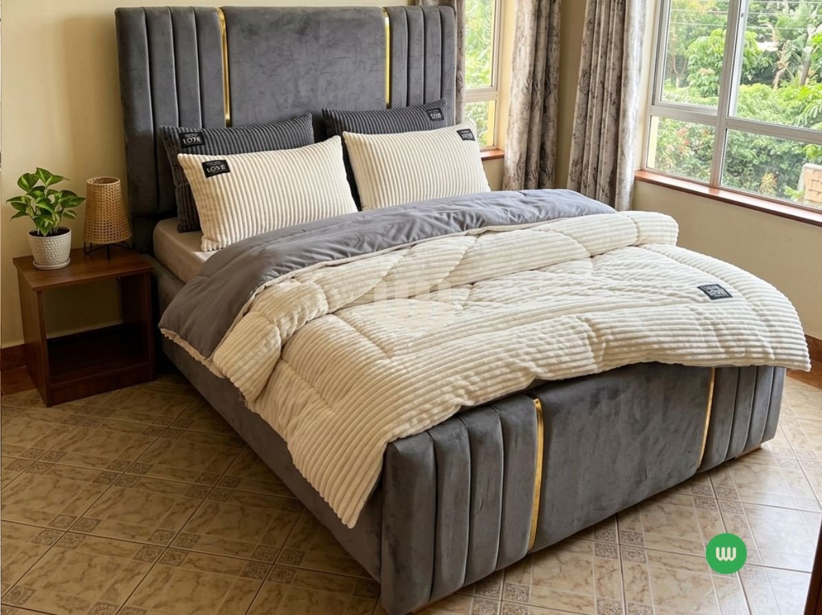 Bestie Heavy Fleece Velvet Duvet Set – Mustard Yellow | Ultra-Soft Luxury Bedding