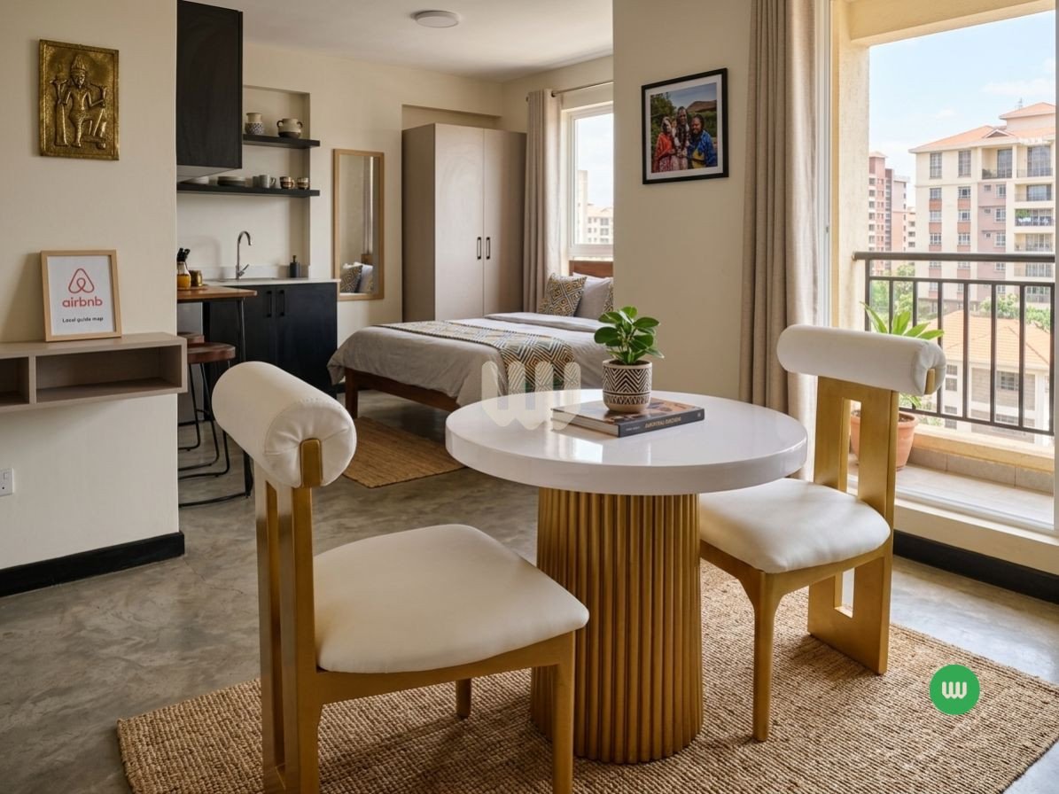 Sunshine Minimalist 2-Seater Dining Set | Marble Top | Fluted Pedestal Base | Rolled Back Chairs